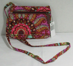 Vera Bradley Women Purse Shoulder Bag PETITE CROSSBODY RESORT MEDALLION - £31.03 GBP