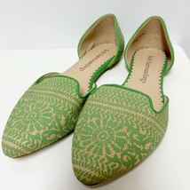 Soft Surroundings Amelia Green Flats Slip On Shoes Women&#39;s Size 9 - £25.29 GBP