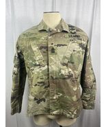 COAT ARMY COMBAT UNIFORM UNISEX MEDIUM REGULAR 8415-01-023-5528 w/ RANK ... - $24.75