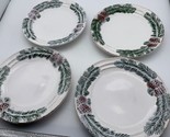 4 Ambiance~Vintage Pine~By Nanette Vacher~ Salad/Lunch Plate 8.25” Disco... - $69.29