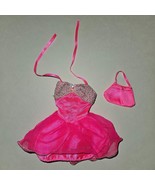 VTG Barbie Fashion Avenue 15862 Party Pink Dress Bag Purse Lot 1996 - $14.80