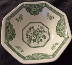Vintage J &amp; G Meakin Coupe Cereal Bowl - Liberty Shape - Old Pekin Green Pattern - £11.89 GBP