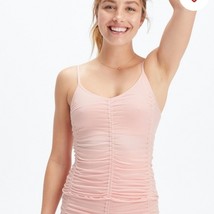 Anya Seamless Ruched Athletic Tank in Pink Medium Fabletics - £29.67 GBP