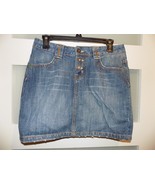 JLO By Jennifer Lopez Blue Denim Mini Skirt Size 5 Women&#39;s - $24.96 CAD