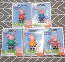 Peppa Pig, Tea Party Peppa, George Pig Mummy Pig, Daddy Pig 5pc Mini Set, Sealed - £11.36 GBP
