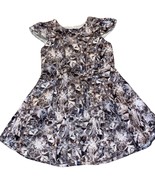 Halabaloo Diamond Print Girls Party Dress Sz 6 - £37.80 GBP