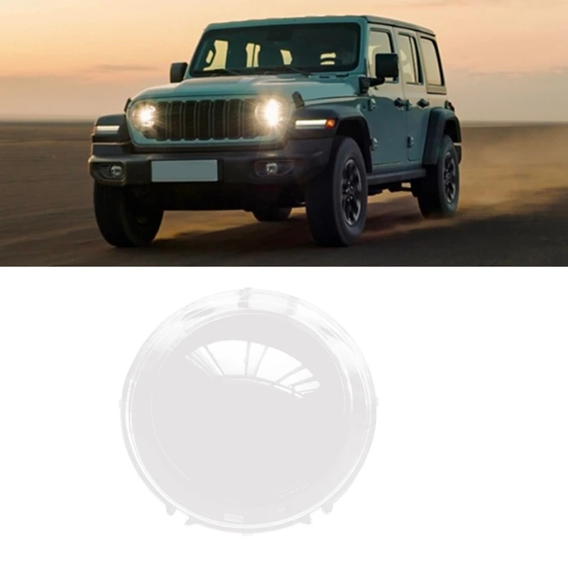 Transparent Mask Head Light Lamp Lamp Shell Head Light Lamp Lamp Shell For Jeep - £33.87 GBP