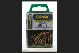 Spax Multi-Material Screw 1 &quot; Zinc Phillips/Square Multiple Material Thr... - $30.74 CAD