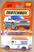 2000 Matchbox #58 Speedy Delivery Series 12 International Armored Car Gray w/8Sp - $9.00