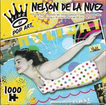 1000 Pc Puzzle Nelson De la Nuez Summer To Remember Pop Art NEW - $12.19