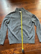 Gap soft 3/4 zip Cotton sweater lg - £18.99 GBP