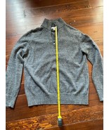 Gap soft 3/4 zip Cotton sweater lg - $23.76
