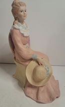 Homco No. 1439 Courtney's Dream Ceramic Seated Lady 1980's image 2