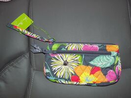 VERA BRADLEY Zip Wristlet Purse JAZZY BLOOMS NEW - $31.50