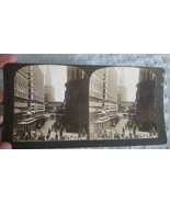old  antique  Stereoscopic photo 202  Madison Chicago EEUU (Canada) - £18.00 GBP