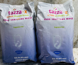 Tazza-X Hand Sanitizing Wet Wipes 70% Alcohol, 160 Wipes-NEW-SHIPS N 24 ... - $16.71
