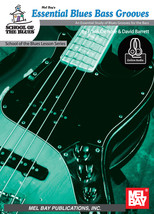 Essential Blues Bass Grooves/Book w/Audio Download/For Uke Bass,Too!  - £11.98 GBP