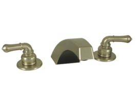 Mobile Home Garden Tub Faucet, Brushed Nickel Finish with Lever Handles - $49.95