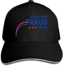 ELECTION FRAUD 2020 Embroidered Ball Hat Cap Trump Biden New - $22.49