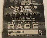 Amazing Race vintage TV Guide Printed  TPA6 - $5.93