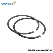 346-00011-0 Piston Ring STD For Tohatsu Outboard 2T 40 50HP Mercury 39-16054A4 - $16.00