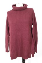 Vineyard Vines M Maroon Red Merino Wool Blend Cowl Neck Sweater - $34.20