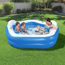 Bestway Family Fun Lounge Pool 213x206x69 cm - $47.60