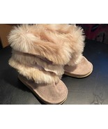 1 Koala Kids Girl&#39;s Faux Fur Boots Size 4 *NEW without Tags* jj1 - $9.99