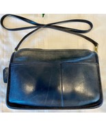 Coach 9300 Companion Leather Crossbody Shoulder Bag Vintage 1980s US Bla... - $159.00