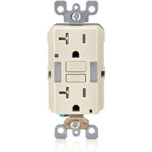 Leviton GFNL2-T Self-Test SmartlockPro Slim GFCI Tamper-Resistant Recept... - £29.64 GBP