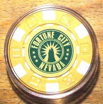 (1) Dead Rising 2 Fortune City Nevada Poker Chip Golf Ball Marker - Yellow - £6.34 GBP