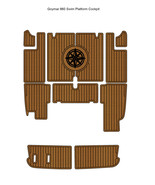Goymar 860 Swim Platform Cockpit Boat EVA Faux Teak Deck Floor Pad Self ... - $1,092.79 CAD