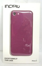 INCIPIO Feather Light iPhone 8/7 SE 2020 Case, Ultra-Thin - PLUM - £7.01 GBP
