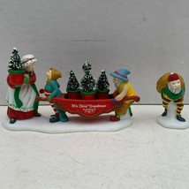 Dept 56 Delivering the Christmas Greens North Pole Village Accessory from 1997 - £23.35 GBP