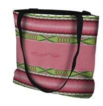 17x17 CONCHO SPRINGS Rose Pink Green Southwest Tapestry Tote Bag - £37.54 GBP
