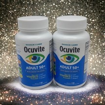 *2* Bausch+Lomb Ocuvite Adult 50+ Vitamin &amp; MineralSoft Gel - 50 Ct Exp ... - £20.45 GBP