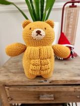 Buff Bear Crochet Pattern, Muscle Bear, Gym Bear - Digital Pattern Only - £4.19 GBP