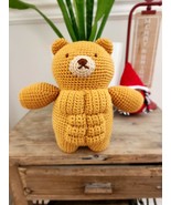 Buff Bear Crochet Pattern, Muscle Bear, Gym Bear - Digital Pattern Only - £4.12 GBP