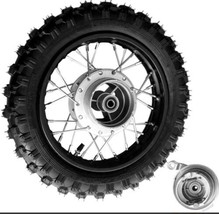 Julymoda 10 Inch 2.5-10 Rear Wheel Tire with 1.4 x 10 Rim and Drum Brake With... - £93.80 GBP