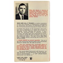 None Dare Call It Treason 1964 Vintage Paperback Communism Red Scare Americana image 2