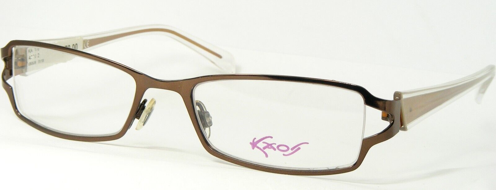 KaOS 178 Col.2 Marron / Transparent Lunettes Cadre 51-18-135mm Allemagne... - $66.42