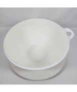 Vintage Tupperware Large Mixing Bowl 7.8L 2539F-2 White NO LID 12 Inch R... - $16.83