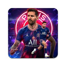 2 PCS Lionel Messi 2021 PSG Coasters - £13.05 GBP