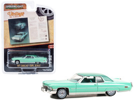 1971 Cadillac Coupe deVille Light Green Metallic w Green Interior Your Second Im - £14.89 GBP