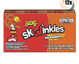 Full Box 12x Packs Lucas Shwinkles Salsagheti Mango Flavor Mexican Candy... - $16.04