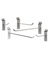 Only Hangers Commercial Grade Chrome Slatwall Hooks - Combo Pack of 25 A... - $33.95