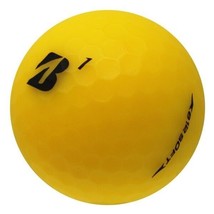 54 Near Mint Matte Yellow Bridgestone e12 Soft Golf Balls - Free Shipping - 4A - £56.69 GBP