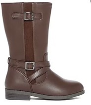 Thereabouts NWT Women’s 6 Sea Brook Brown Zip Up Faux Leather Boots Sf - £15.78 GBP