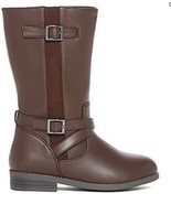 Thereabouts NWT Women’s 6 Sea Brook Brown Zip Up Faux Leather Boots Sf - £15.63 GBP