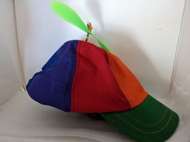 Child Multi-Colored Propeller Hat With Brim  Pig mount  Interstellar Propeller - £12.00 GBP